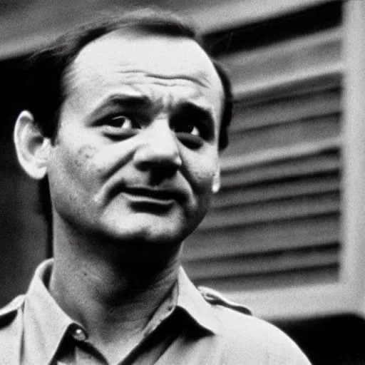 Image similar to bill murray in night of the living dead