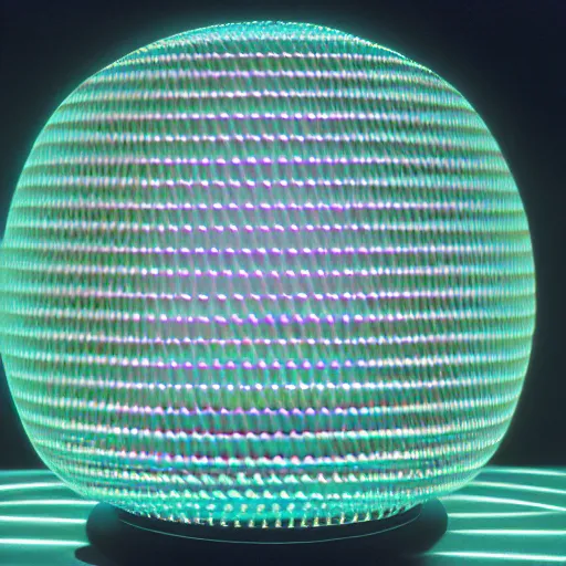Image similar to annie liebowitz portrait of a plasma energy tron plastic egg, made up of glowing electric polygons. cinestill