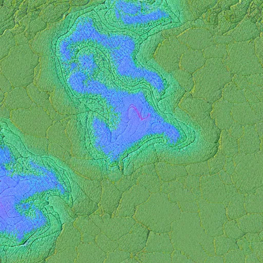 Prompt: terrain heightmap