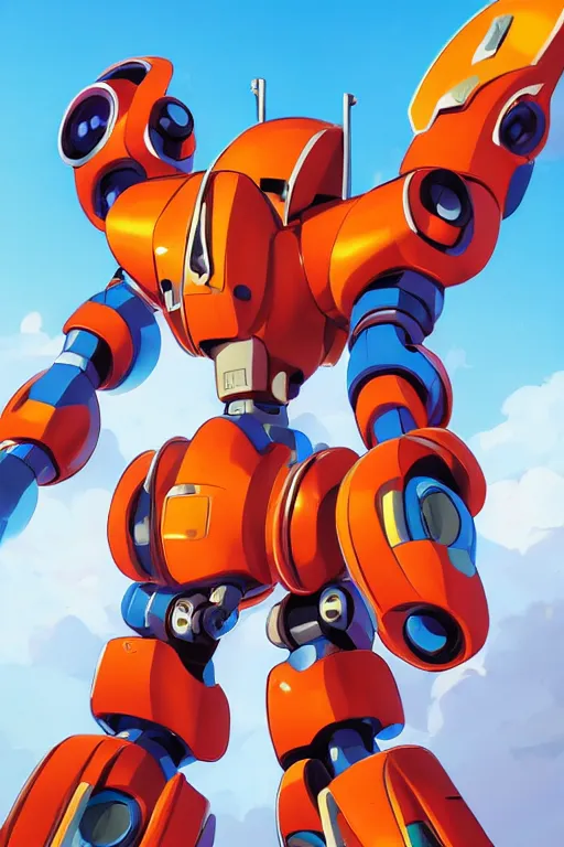 Image similar to metabots medabots medarotto medarot robot minimalist comics, behance hd by jesper ejsing, by rhads, makoto shinkai and lois van baarle, ilya kuvshinov, rossdraws global illumination ray tracing hdr radiating a glowing aura