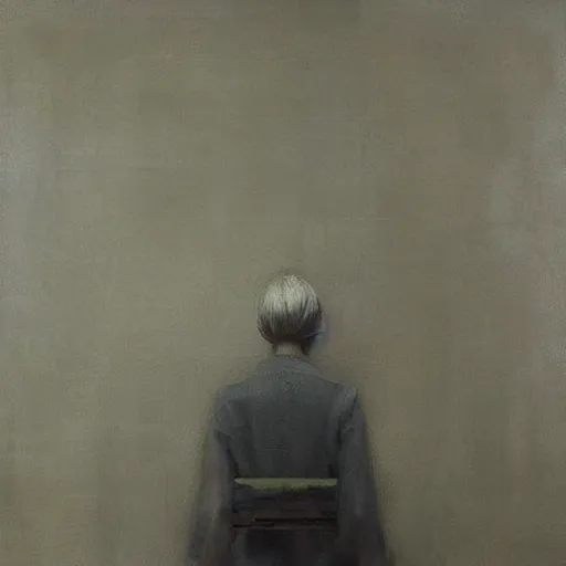 Image similar to by agnes martin, by ruan jia evocative, dismal. a beautiful illustration. human technology that had become haunted, possessed by quick, gleaming cleverness.