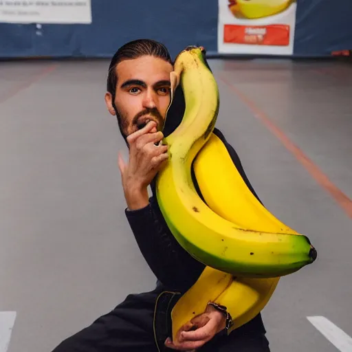 Image similar to a banana style of florent chavouet