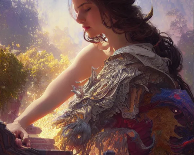 Image similar to photography of alan bean, deep focus, d & d, fantasy, intricate, elegant, highly detailed, digital painting, artstation, concept art, matte, sharp focus, illustration, hearthstone, art by artgerm and greg rutkowski and alphonse mucha