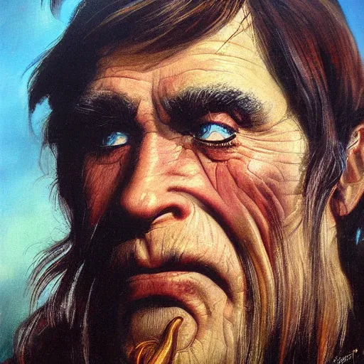 Prompt: ultra realistic portrait painting of davy jones, art by frank frazetta, 4 k, ultra realistic, highly detailed, epic lighting