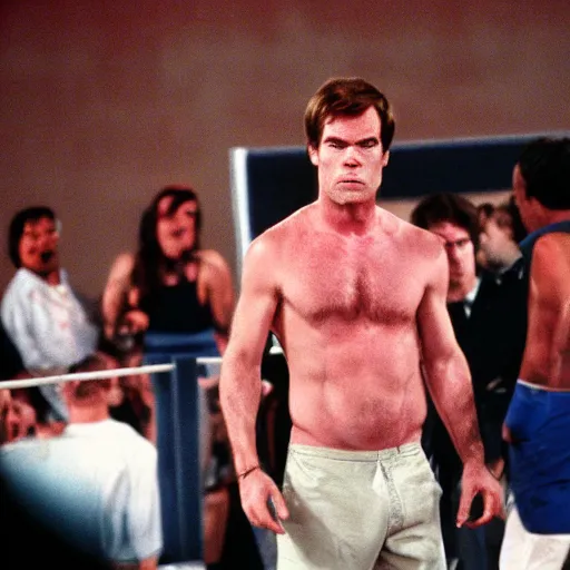 Image similar to dexter morgan www 1 9 8 0 s wrestlemania