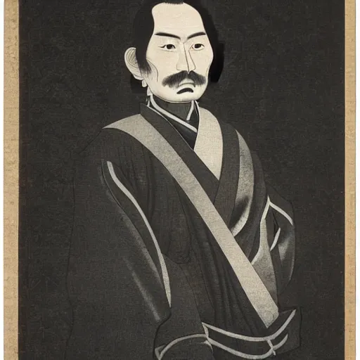 Prompt: portrait of nobunaga oda