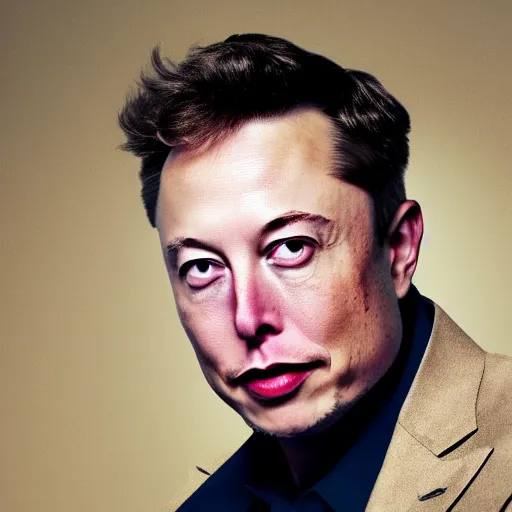 Prompt: HD, portrait of Elon Musk