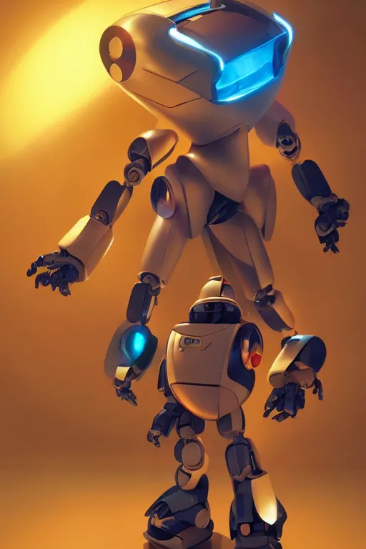 Image similar to metabots medabots medarotto medarot robot minimalist comics, behance hd by jesper ejsing, by rhads, makoto shinkai and lois van baarle, ilya kuvshinov, rossdraws global illumination ray tracing hdr radiating a glowing aura