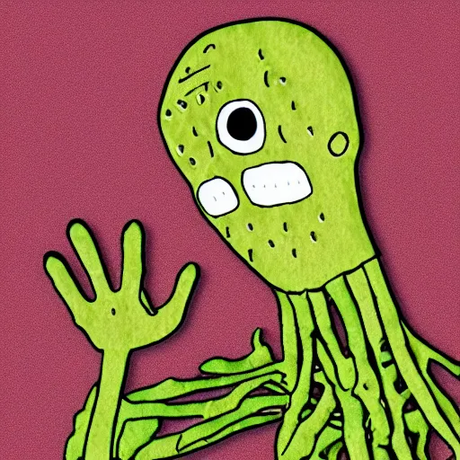 Image similar to salad fingers