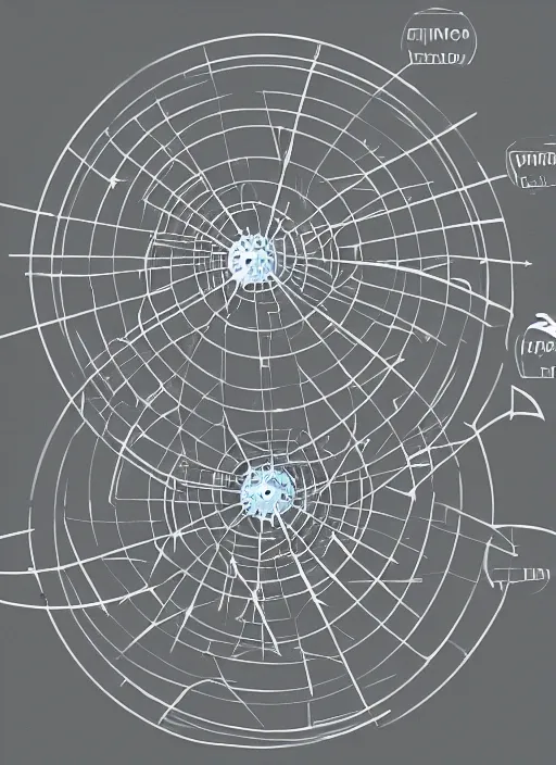 Prompt: working diagrams for a simple operational perpetual motion machine