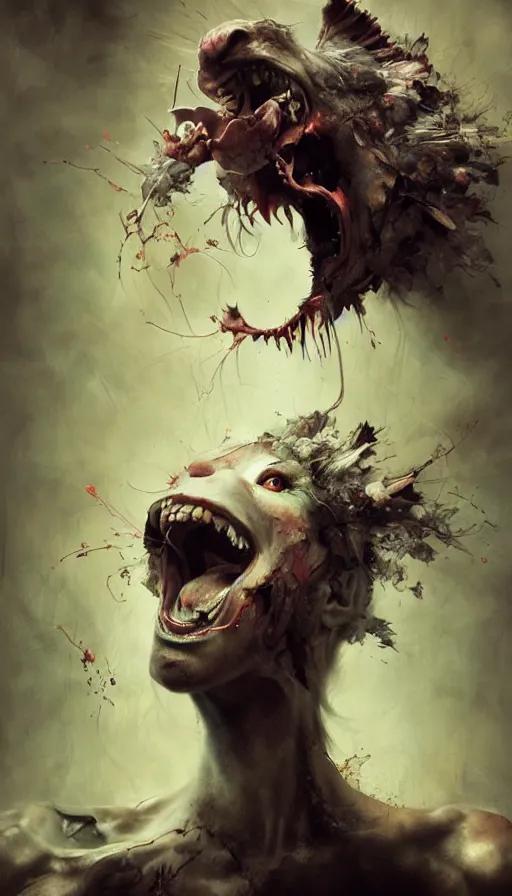 Prompt: rage, by ryohei hase