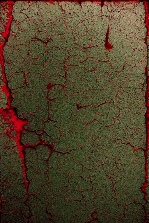 Image similar to decay by geert goiris, award - winning, fine - art photography, dark red and green color scheme