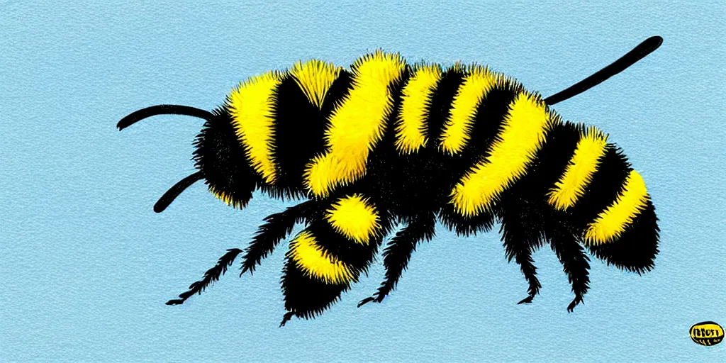 Image similar to A bumblebee in the style of Pixar