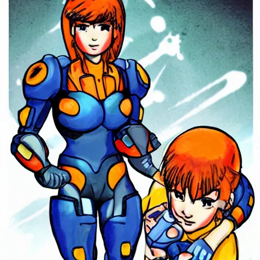 Image similar to samus aran as mom