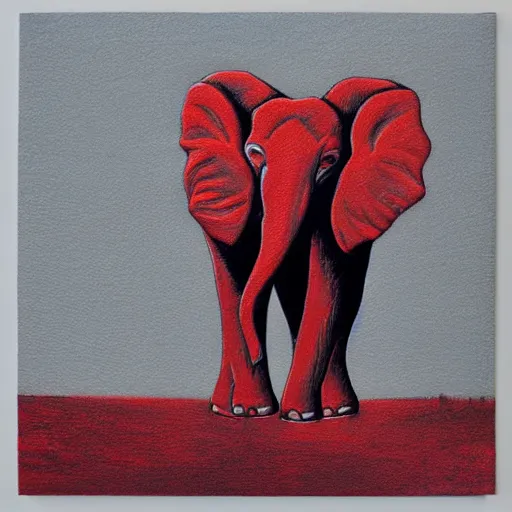 Image similar to red elephant