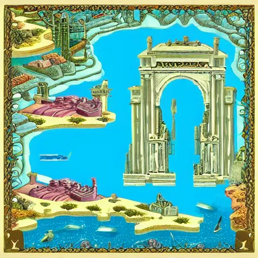 Image similar to the city of atlantis,