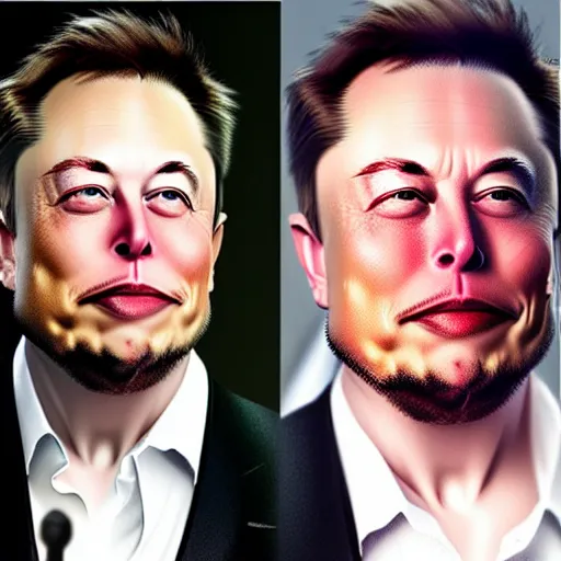 Image similar to bearded elon musk