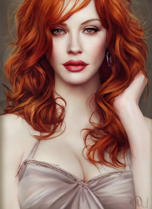 Image similar to photo of a gorgeous christina hendricks / liv tyler hybrid in the style of stefan kostic, realistic, professionally, professionally color graded, half body shot, sharp focus, k high definition, insanely detailed, intricate, elegant, art by stanley lau and artgerm