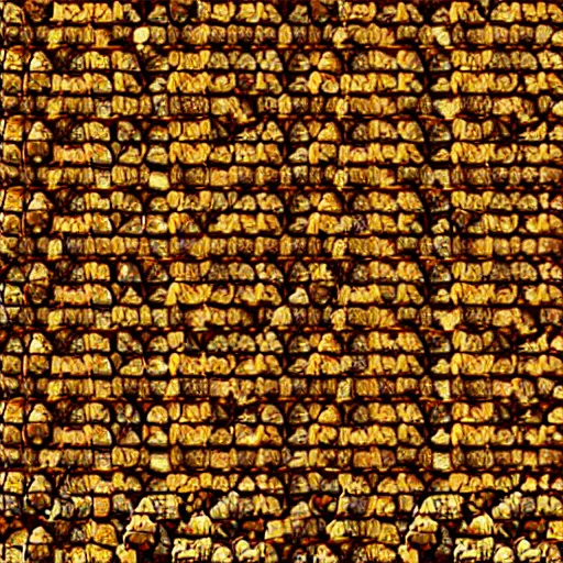 Prompt: a texture made from interlocked bees, symmetric, seamless