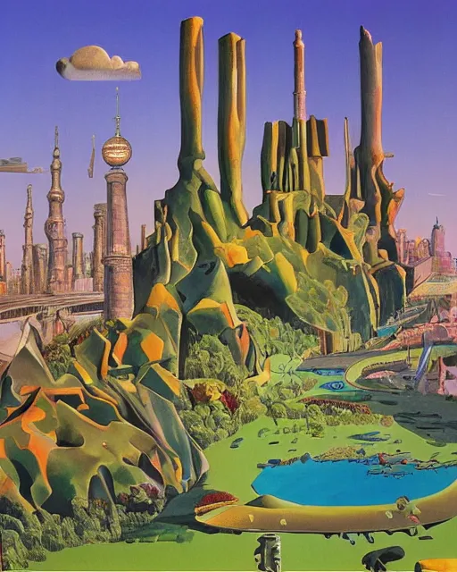 Image similar to berlin by roger dean
