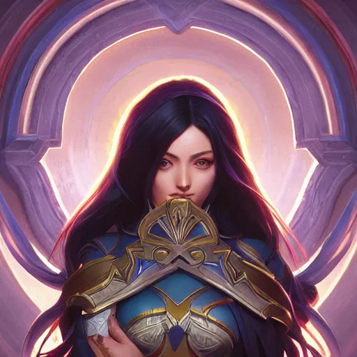 Image similar to perfectly - centered - portrait of irelia from league of legends, intricate, highly detailed, digital painting, artstation, concept art, smooth, sharp focus, illustration, unreal engine 5, 8 k, art by artgerm and greg rutkowski and alphonse mucha