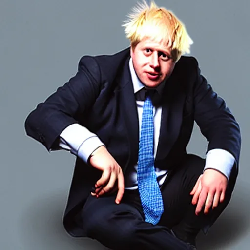 Prompt: Boris Johnson in style of playstation 2 graphics