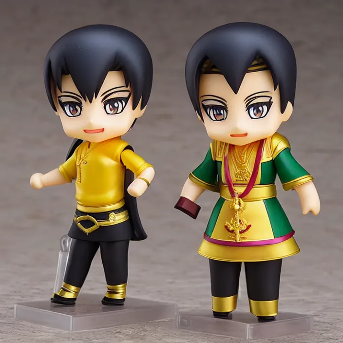 Image similar to Min Aung Hlaing from Myanmar, An anime Nendoroid of dictator Min Aung Hlaing from Myanmar , figurine, detailed product photo