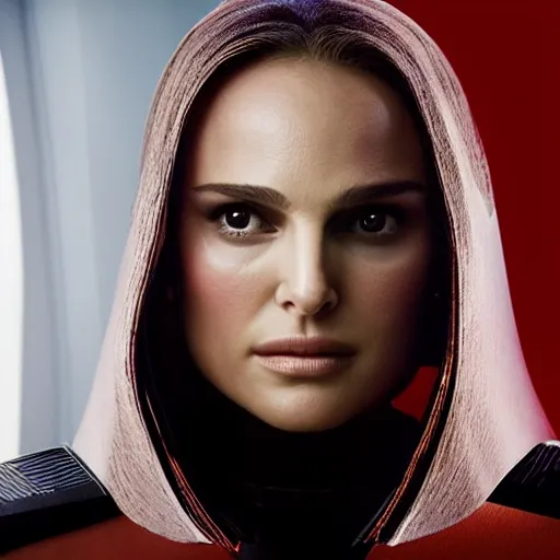 Prompt: Natalie Portman in Star Trek, (EOS 5DS R, ISO100, f/8, 1/125, 84mm, Facebook, prime lense)