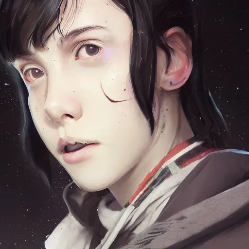 Image similar to a pale skinny white young girl, black hair, the hime cut, in a black hoodie, and two cats, apex legends character, digital illustration portrait design, by android jones and greg rutkowski, retrowave color scheme, detailed, cinematic lighting, wide angle action dynamic portrait