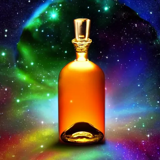 Image similar to universe in a bottle