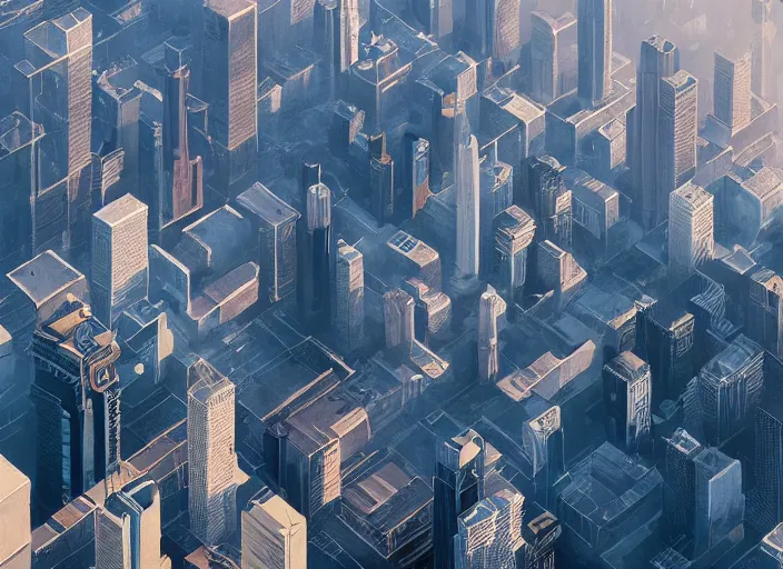Prompt: painting of a tall city from above the clouds, intricate abstract. delicate artwork. by Tooth Wu, wlop, beeple, dan mumford. octane render, trending on artstation, greg rutkowski very coherent symmetrical artwork. cinematic, hyper realism, high detail, octane render, 8k, depth of field, bokeh. chrome accents.