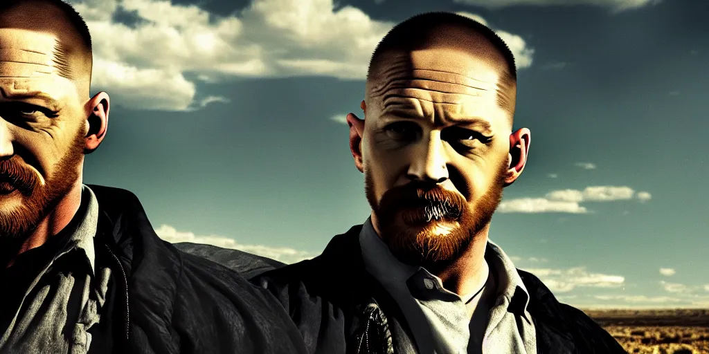 Prompt: Tom Hardy as Breaking Bad 4K quality Photorealism