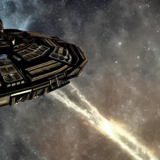 Image similar to ship from series stargate universe