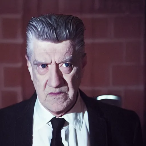 Prompt: movie still of a villain man, facial expression, cinematic composition, cinematic light, surreal cinema, by edgar wright and david lynch,