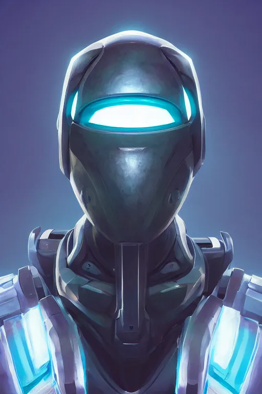 Image similar to epic mask helmet robot ninja portrait stylized as fornite style game design fanart by concept artist gervasio canda, behance hd by jesper ejsing, by rhads, makoto shinkai and lois van baarle, ilya kuvshinov, rossdraws global illumination radiating a glowing aura global illumination ray tracing hdr render in unreal engine 5