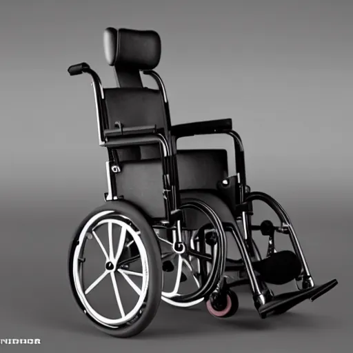 Prompt: a sculpture of a wheelchair, by Scott Weaver, ultra detailed, realism, 8k, octane render, unreal engine