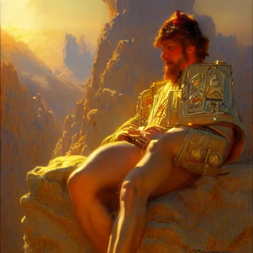 Image similar to creator of the world, highly detailed painting by gaston bussiere, craig mullins, j. c. leyendecker, 8 k