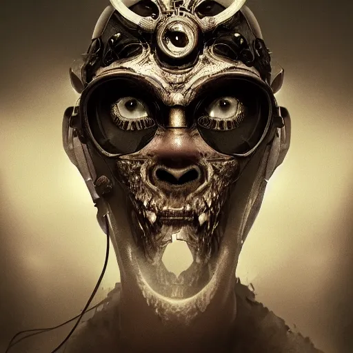 Prompt: Very very very very highly detailed epic central composition photo of demonic face with baseball mask, intricate, dystopian, sci-fi, extremely detailed, digital painting, artstation, concept art, smooth, sharp focus, illustration, intimidating lighting, incredible art by Anna Dittmann, Octane render in Maya and Houdini