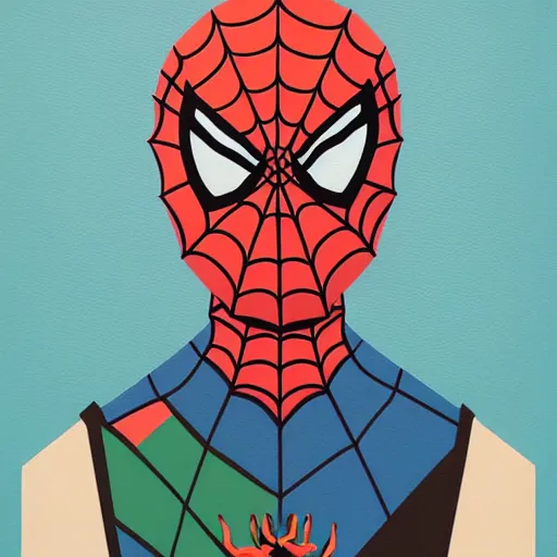 Image similar to Spiderman profile picture by Sachin Teng, asymmetrical, Organic Painting , Matte Painting, geometric shapes, hard edges, graffiti, street art:2 by Sachin Teng:4