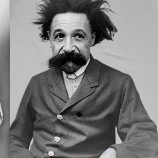 Image similar to bearded albert einstein