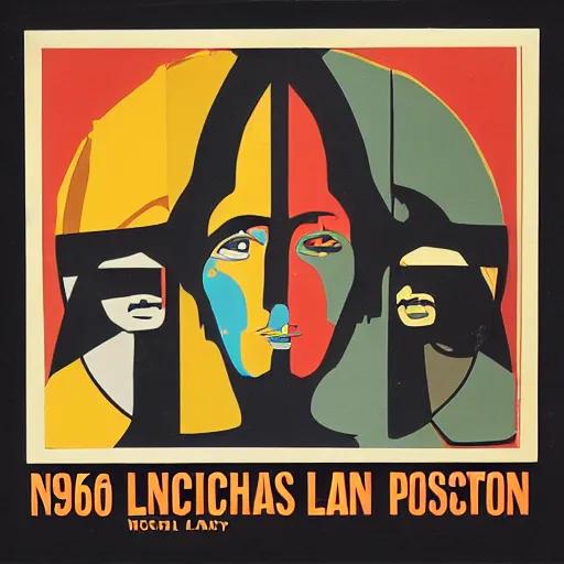 Image similar to 1960s concept album cover for an intended album by \'Nicholas Lansbury\'