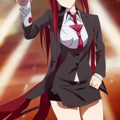 Makise Kurisu Full Body Stable Diffusion Openart