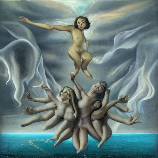 Prompt: the rapture, surrealism