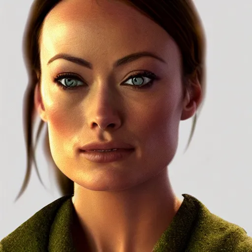 Image similar to olivia wilde's face on an olive : intricate, elegant, highly detailed, centered, artstation, smooth, sharp focus, octane render