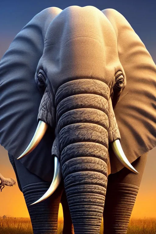 Prompt: cyborg elephant, ultra hd, Painting By Alex Grey , unreal 5, DAZ, hyperrealistic, octane render, dynamic lighting, intricate detail, summer vibrancy, cinematic