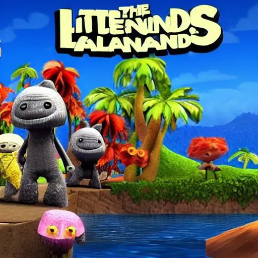 Image similar to the islands theme from littlebigplanet 1