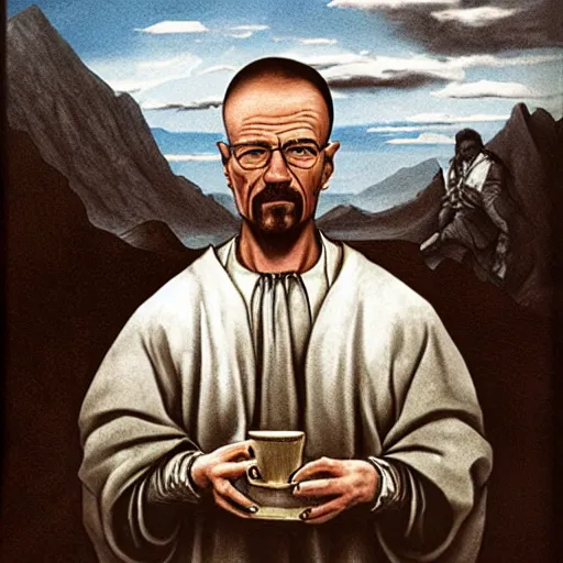 Prompt: renaissance walter white