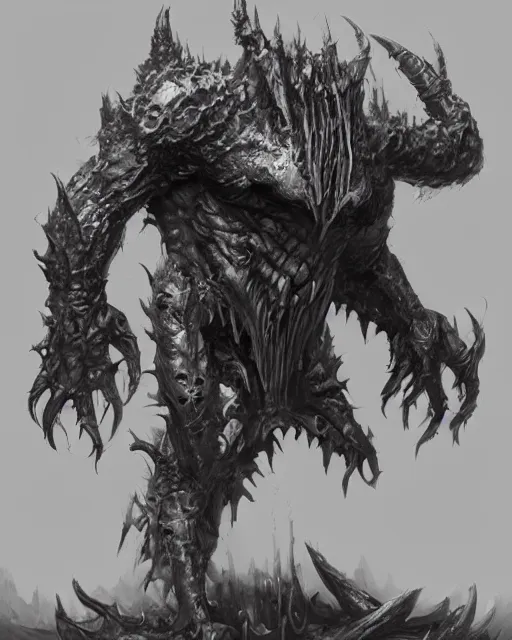 Image similar to monster design by antonio j. manzanedo, trending on artstation