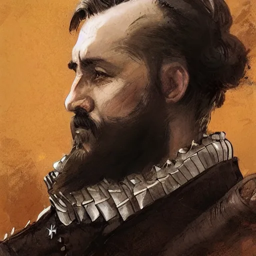 Prompt: portrait of a bearded spanish admiral alvaro de bazan, colourised, face portrait, epic, tragic, military art, fantasy, hd shot, digital portrait, beautiful, artstation, comic style, by artgerm, guy denning, jakub rozalski, magali villeneuve and charlie bowater