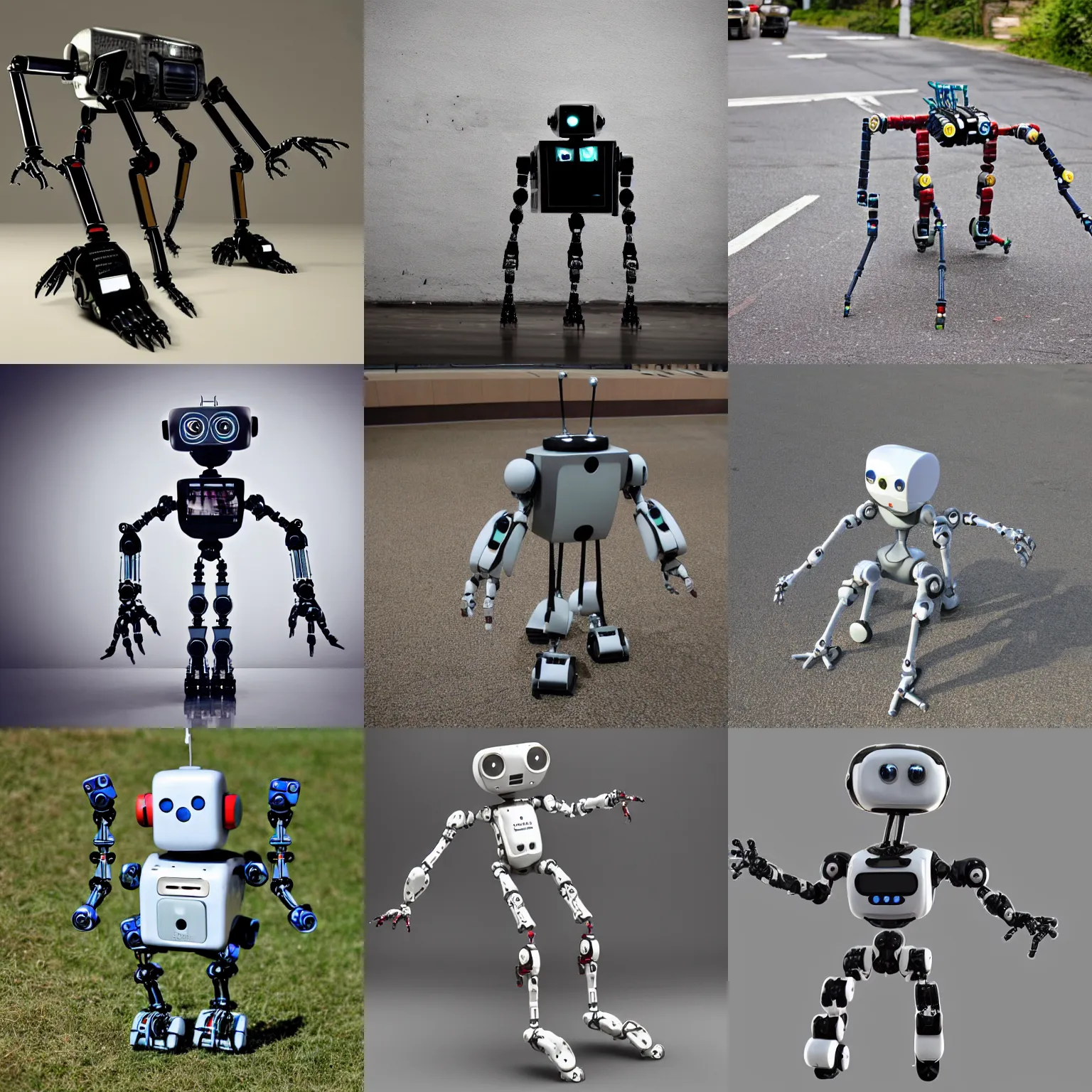 Prompt: six legged robot with six legs